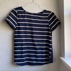 GAP Blue Stripe Shirt Blouse